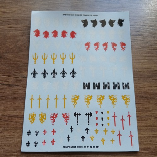 Warhammer bretonnian knights - warhammer,