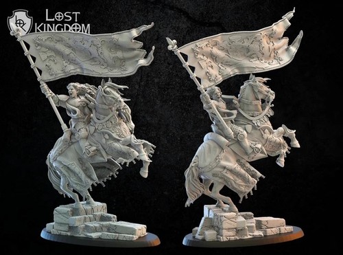 Bretonnia standard bearer - bretonnia,