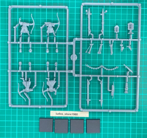 Bretonnia archers on - x, sprue